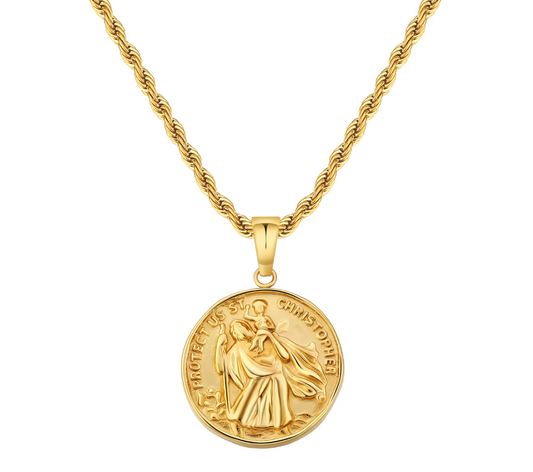GOLD ST CHRISTOPHER CHAIN