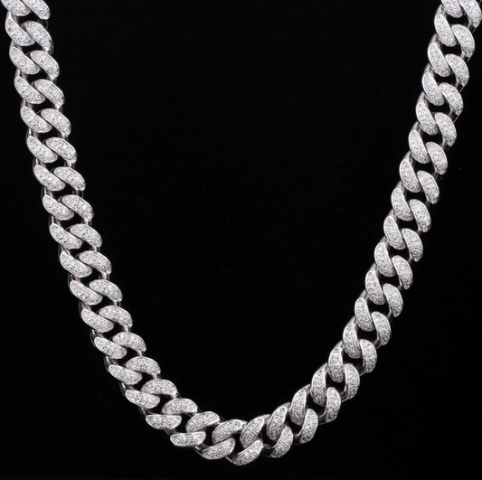 ICE CUBAN CHAIN (12MM)