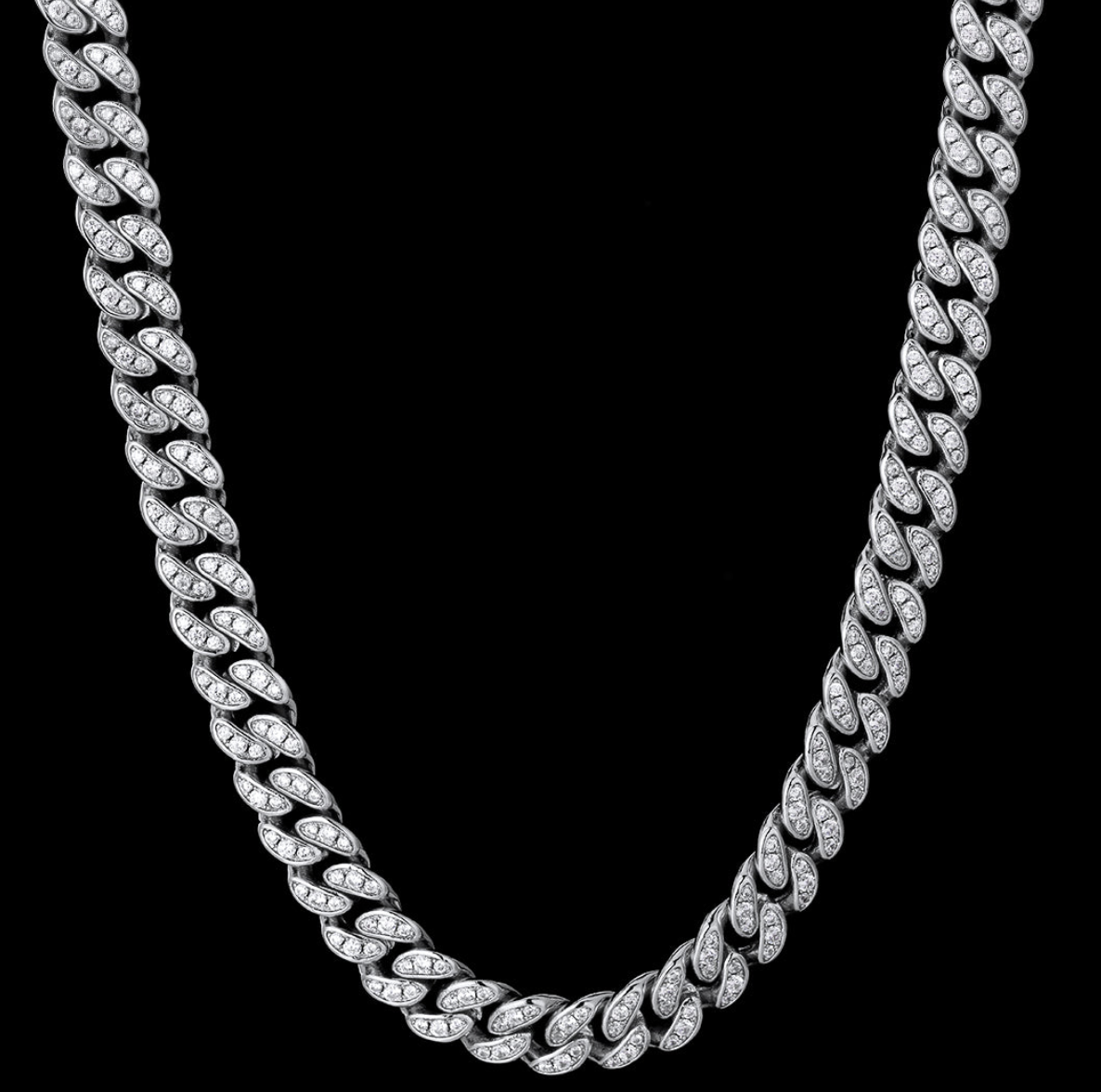 Silver chain online cuban