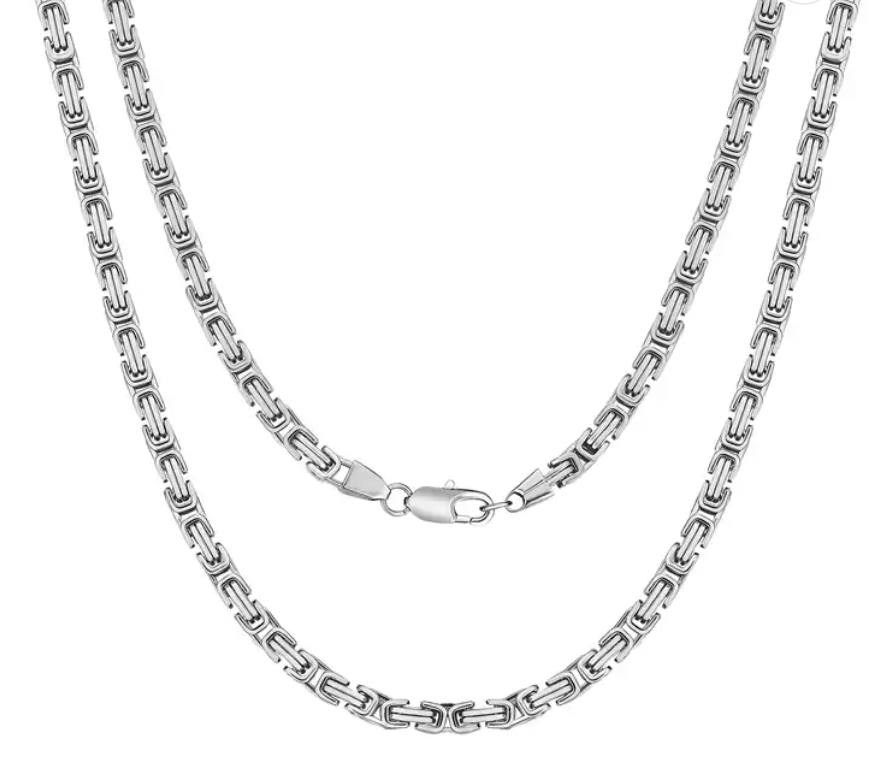 SILVER BYZANTINE CHAIN (4MM)