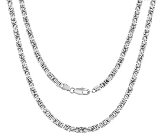 SILVER BYZANTINE CHAIN (4MM)