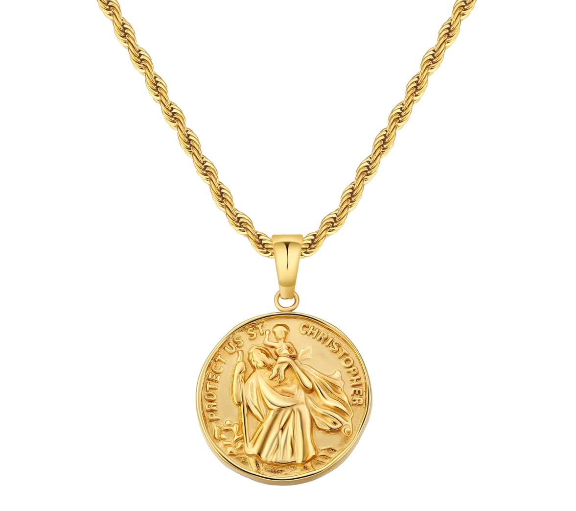 GOLD ST CHRISTOPHER CHAIN