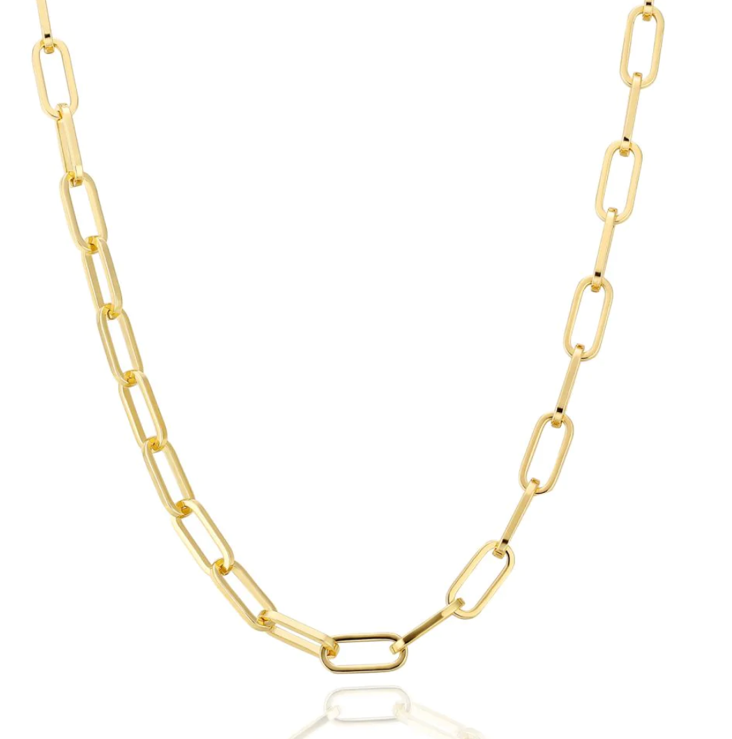 GOLD PAPERCLIP CHAIN