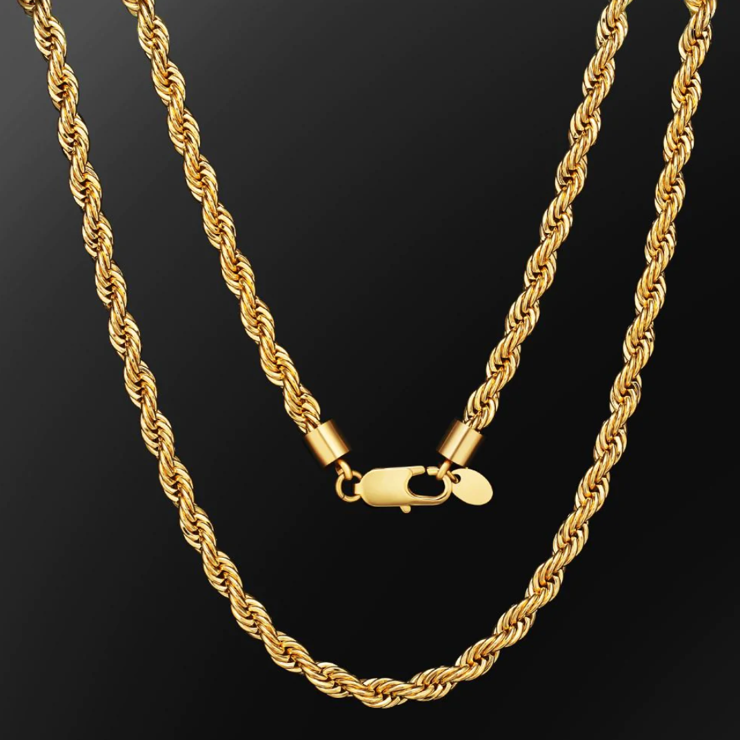 GOLD ROPE CHAIN (6MM)