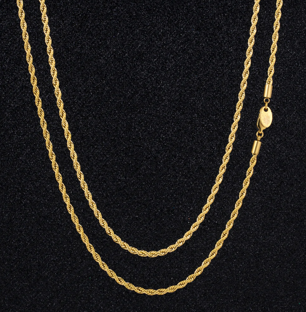 GOLD ROPE CHAIN (3MM)