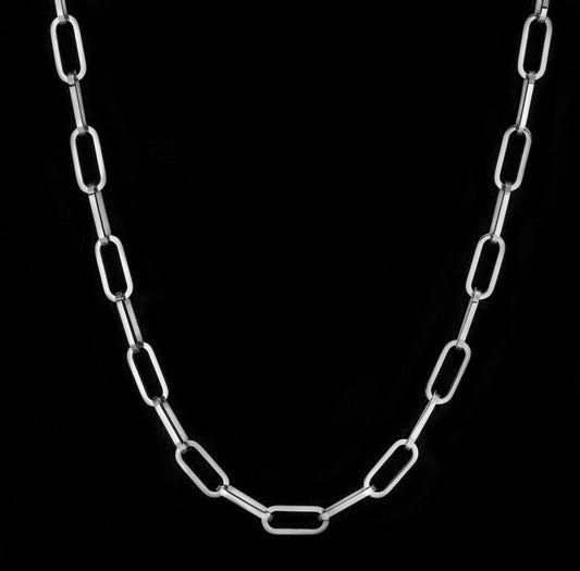 SILVER PAPERCLIP CHAIN